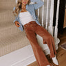 Risen Utopia High Waist Straight Leg Jean in Chocolate - Impressions Online Boutique
