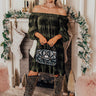 Waiting For You Velvet Dress Image - 1