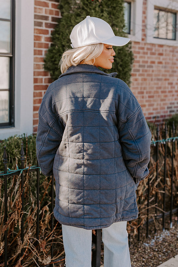 Woodsy Aroma Quilted Jacket in Vintage Black Image - 3