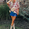 So Plaid You're Mine Button Up in Iced Latte Image - 1