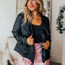 Bring The Party Faux Suede Jacket Curves Image - 1
