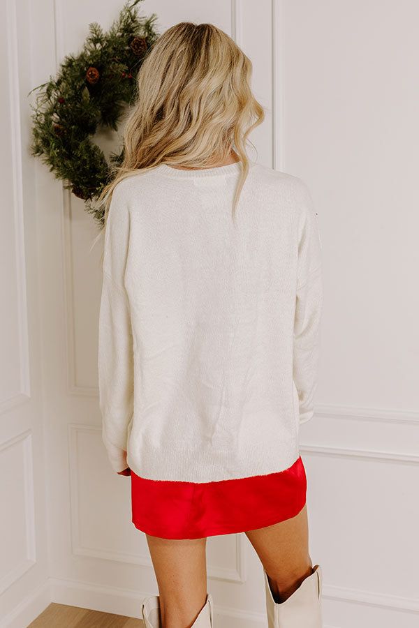 Feelin' Merry Tinsel Sweater Image - 5