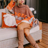 Autumn Brunch Knit Sweater in Cinnamon Curves Image - 1
