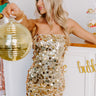 Dreamy And Dazzling Sequin Mini Dress Image - 1