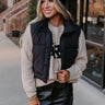 Morning Escape Puffer Vest In Black Image - 1