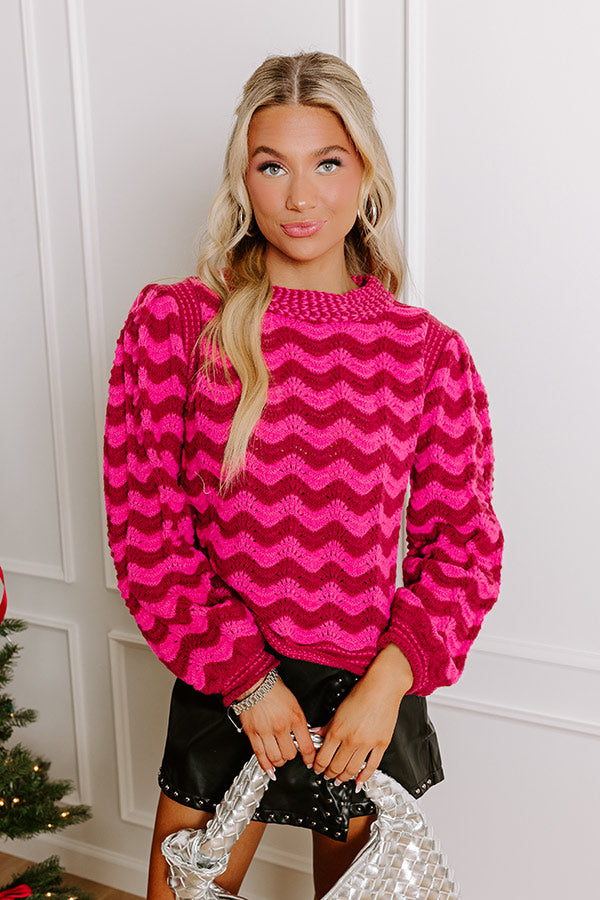 Heart In The Clouds Knit Sweater Image - 1