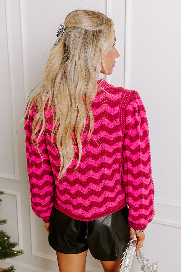 Heart In The Clouds Knit Sweater Image - 5