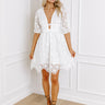 Remarkable Days Mini Dress in White Image - 1