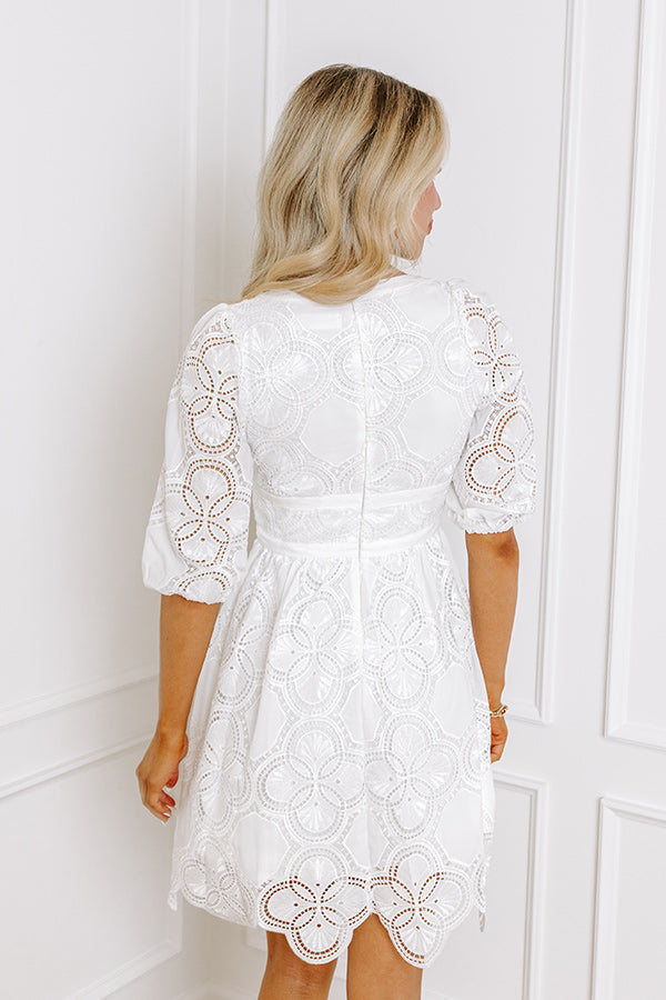 Remarkable Days Mini Dress in White Image - 4