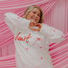 I Heart You Embroidered Sweater Curves Image - 1