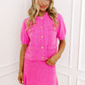 Heart in the Clouds Knit Sweater Top in Pink Image - 1