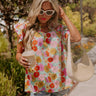 Floral Galore Shift Top In Violet Image - 1