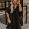 Across The World Mineral Wash Mini Dress In Vintage Black Curves Image - 1