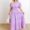 Simply Sweet Maxi Dress in Lavender Curves Image - 1