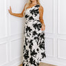 Date Night In Paris Floral Maxi Dress Curves Image - 1