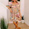 Table For Two Satin Babydoll Mini in Pink - Impressions Online Boutique
