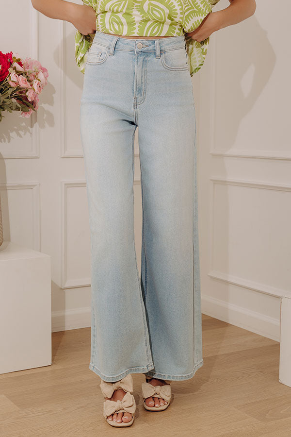 The Elliot High Waist Wide Leg Jean