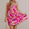 Feeling Butterflies Romper in Hot Pink Image - 1