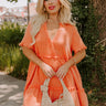 Summer Mimosa Babydoll Dress in Tangerine Curves Image - 1