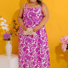 Garden Affair Floral Midi Dress Curves Image - 1