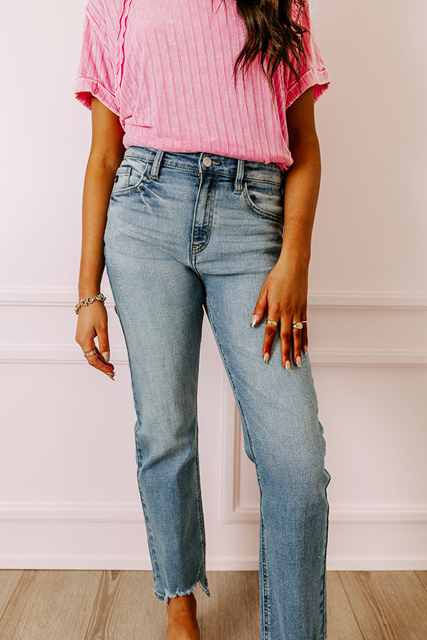 KanCan The Delilah High Waist Straight Leg Jean Image - 2