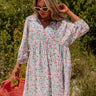 Tea Garden Babydoll Dress in Sky Blue Image - 1