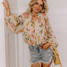 Cocktail Meetup Floral Bodysuit Image - 1