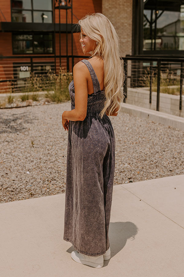 Summer Sorbet Mineral Wash Jumpsuit Image - 3