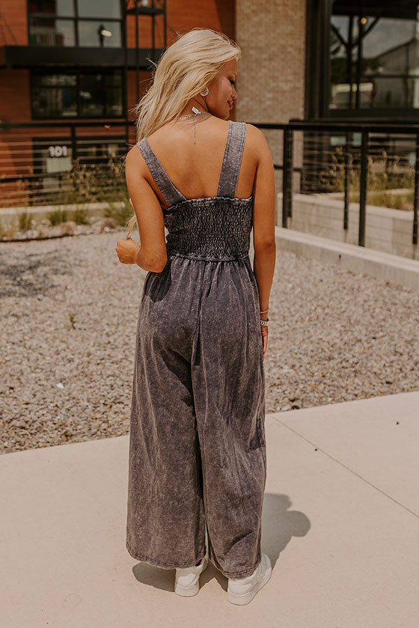 Summer Sorbet Mineral Wash Jumpsuit Image - 4
