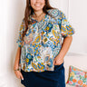 Chance Of A Lifetime Top in Navy Curves Image - 1