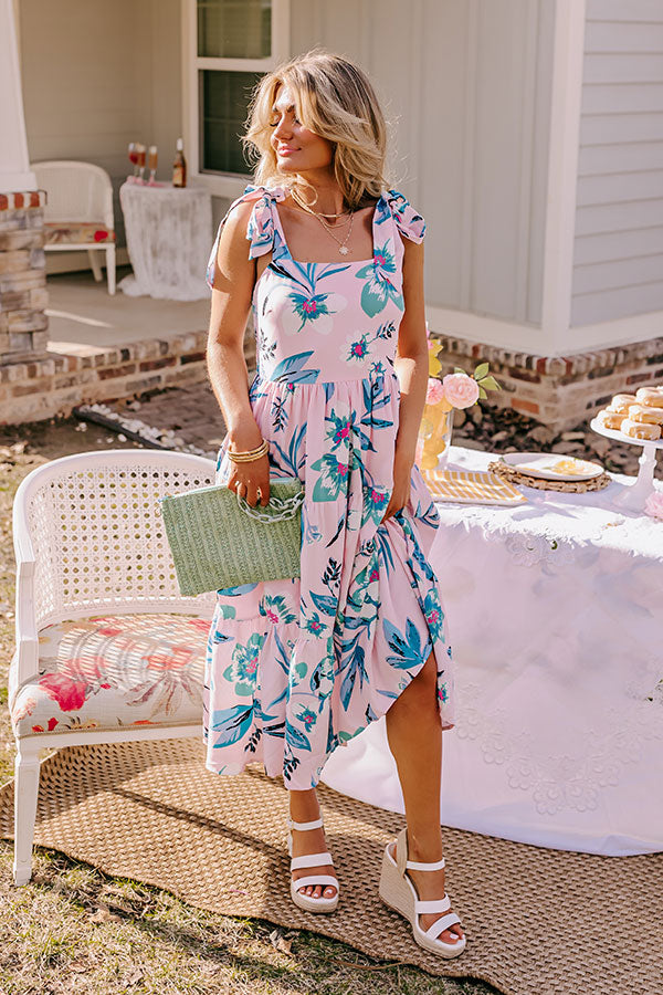 Catalina Island Floral Midi Image - 1