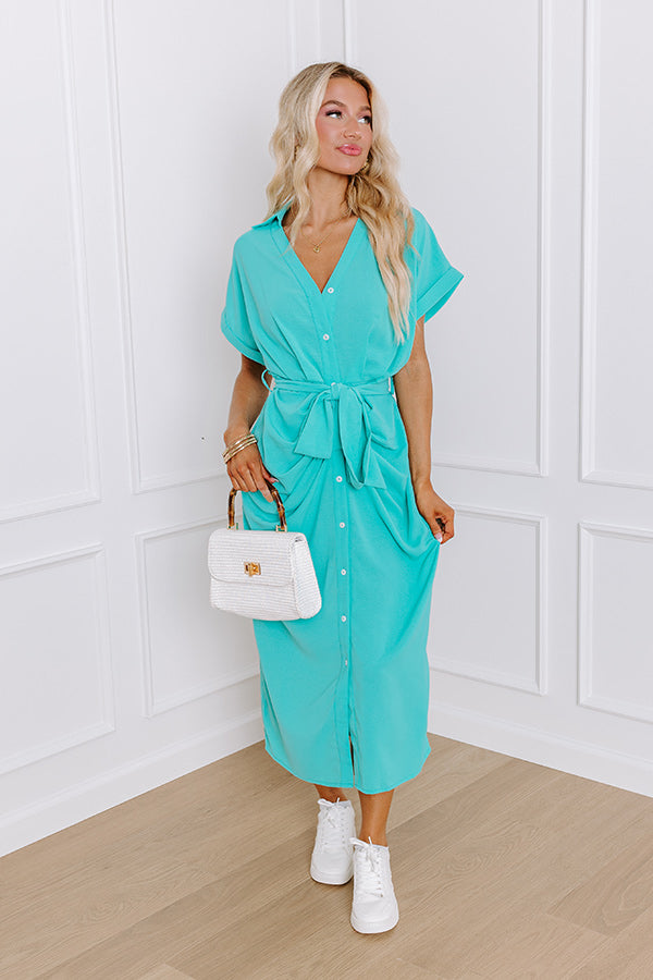 Ray of Radiance Front Tie Midi Image - 1