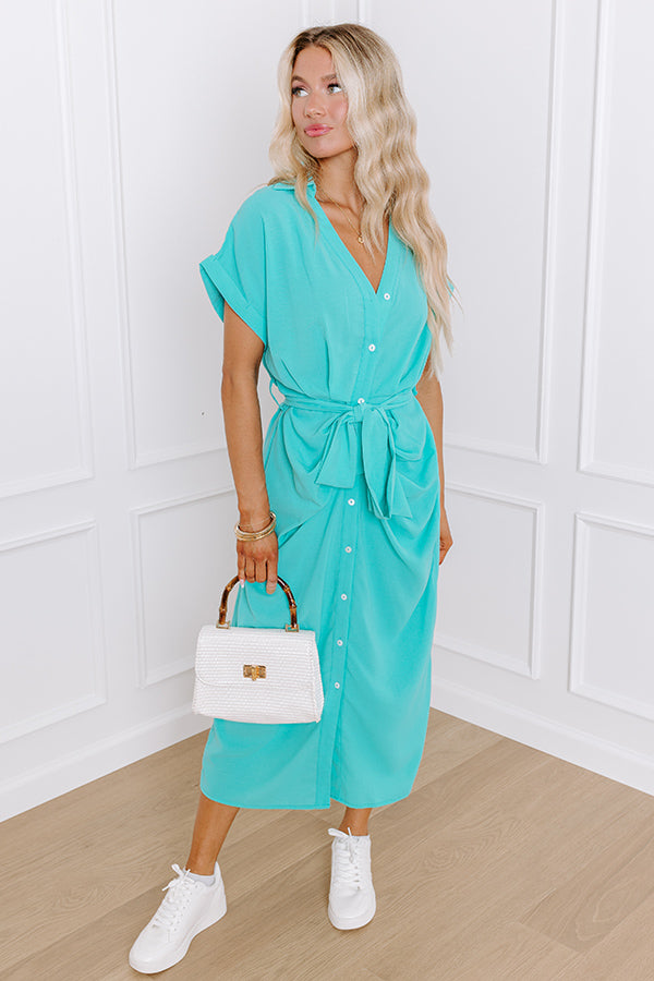 Ray of Radiance Front Tie Midi Image - 5