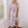 Graceful Moment Floral Midi in Lavender Image - 1