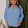 Boardwalk Babe Shift Top in Sky Blue Curves Image - 1