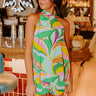 Sunkissed Shores Halter Top in Green Image - 1