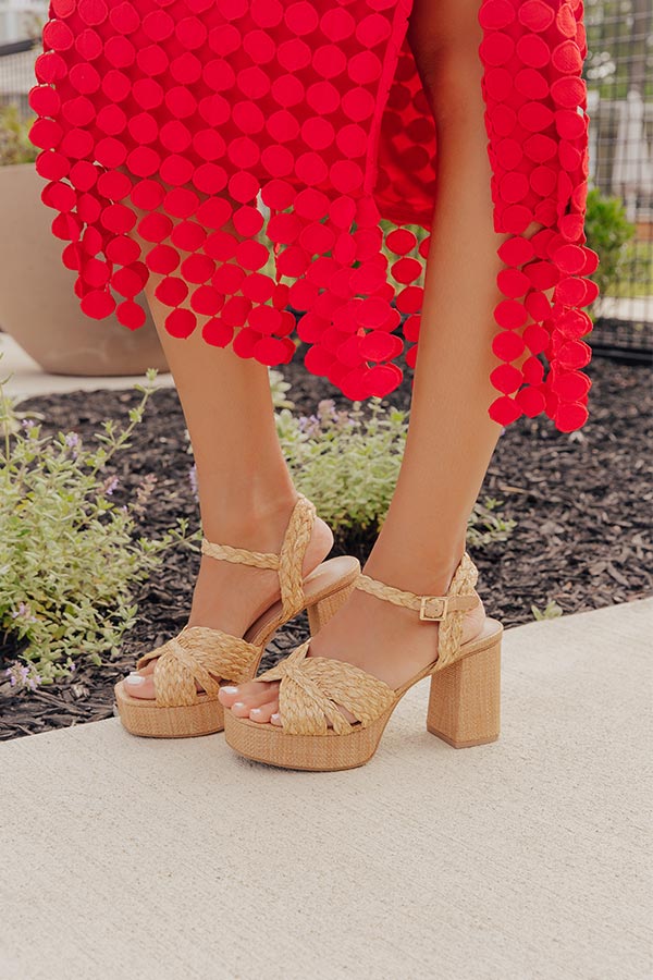The Anayeli Raffia Heel