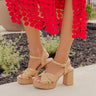 The Anayeli Raffia Heel Image - 1
