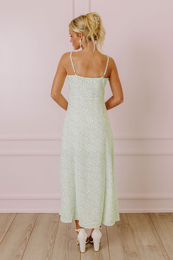 Summer Soiree Floral Midi Image - 5