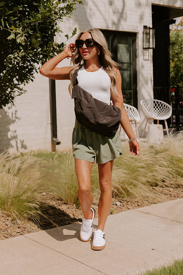 Not Your Basic Ribbed Top In White Image - 3