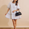 State Of Grace Scalloped Mini Dress Image - 1