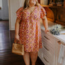 Dinner In Cabo Mini Dress in Peach Image - 1