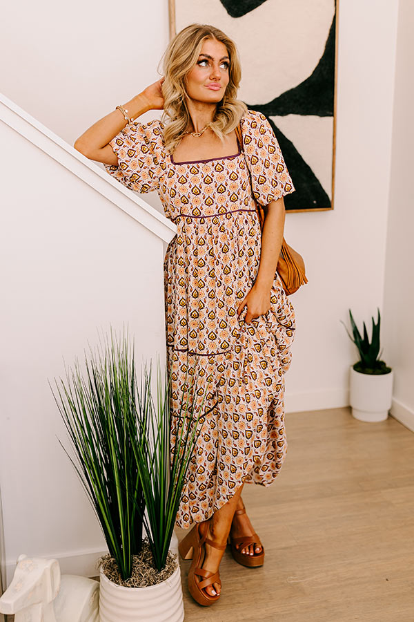 Carefree Moment Maxi Dress in Royal Plum Image - 4