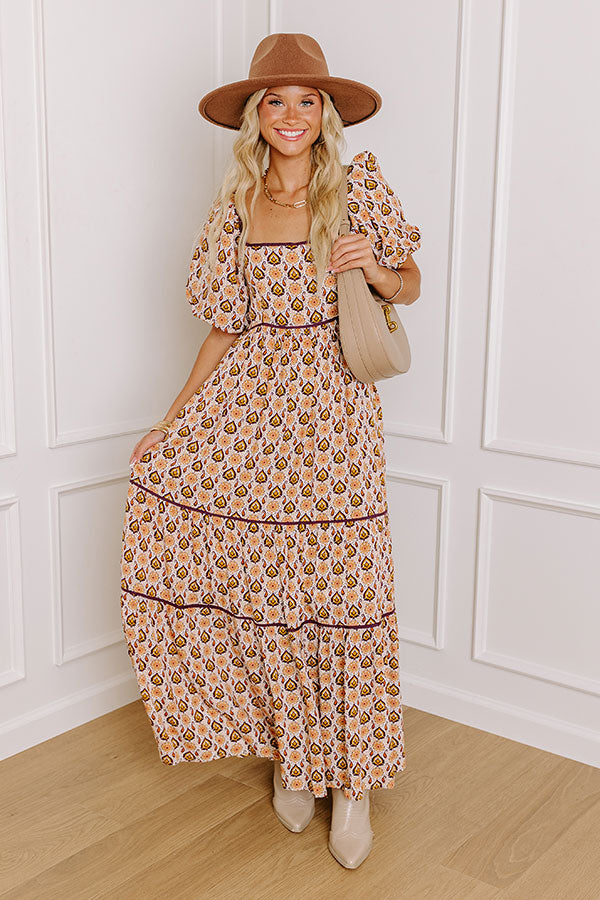 Carefree Moment Maxi Dress in Royal Plum Image - 1