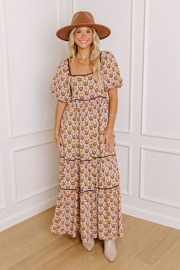 Carefree Moment Maxi Dress in Royal Plum Image - 2
