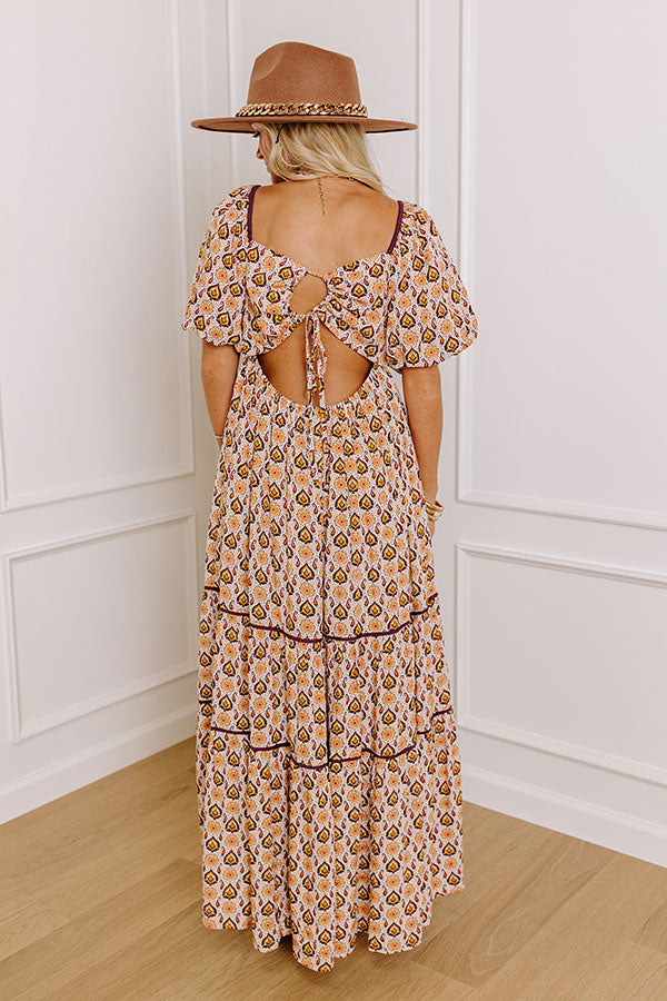 Carefree Moment Maxi Dress in Royal Plum Image - 3