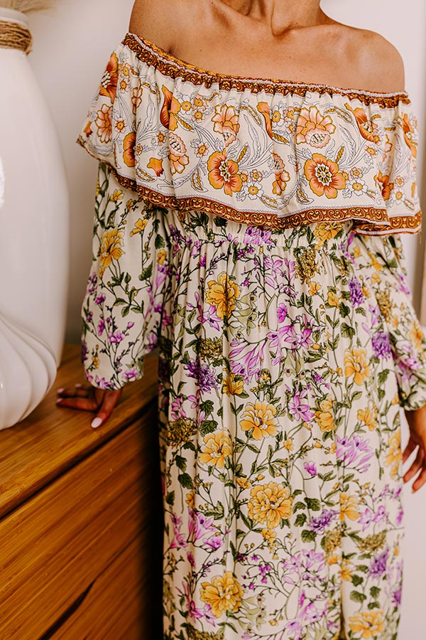 Blooming Meadow Floral Maxi in Cream Image - 2
