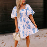 Cherished Charm Babydoll Mini Dress in White Image - 1