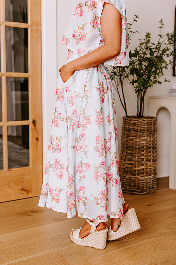 Rose Garden High Waist Skirt Image - 3