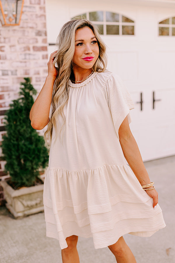 Southern Sweetheart Shift Dress in Cream Image - 2